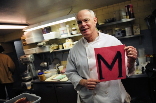 M is for "Mamma Mia!" Michael McNally, 53.