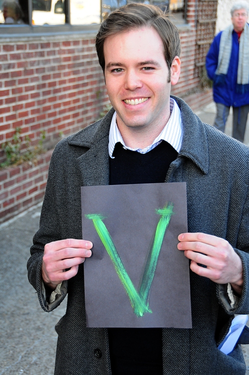 V is for Vivacious. Brendan Purves, 27.